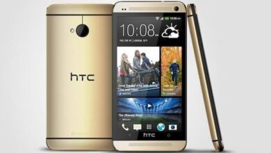 هاتف HTC One الذهبي