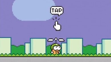 العاب اندرويد لعبة Swing Copters تصل الى الأندرويد و آي أو إس " العاب فلاش