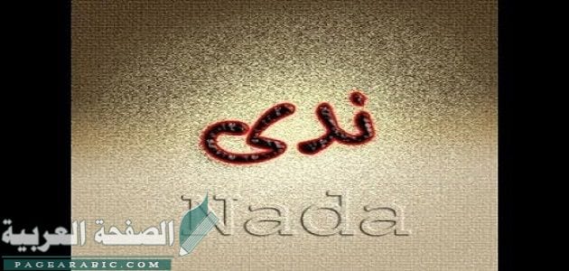 معنى اسم ندى وصفات حاملة