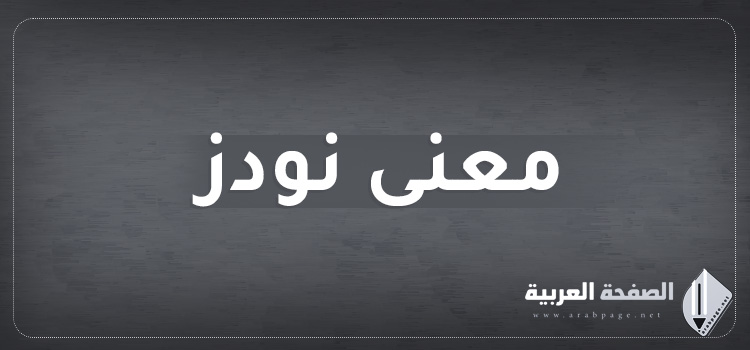 معنى نودز وماهو أصل كلمة نودز nodz or nodes